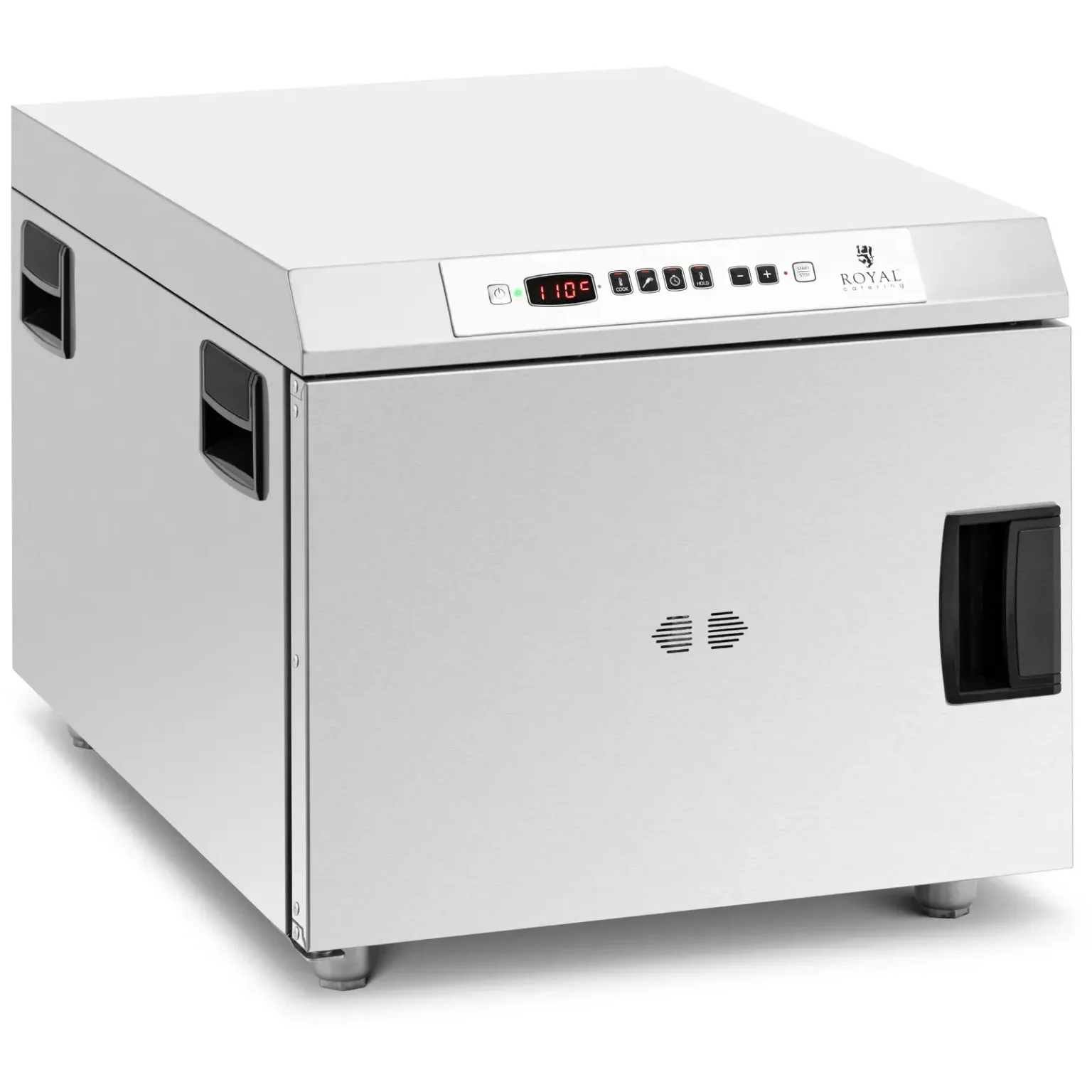 Alacsony hőmérsékletű sütő főzéshez és melegítéshez, 1200 W, 30–110 °C