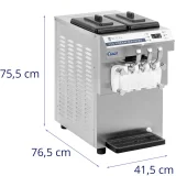 Mașină de înghețată soft de 1350 W, 16 l/h - 3 arome 5
