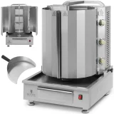 Grătar cu gaz pentru kebab și gyros, cu o capacitate de până la 40 kg de carne, 12 kW