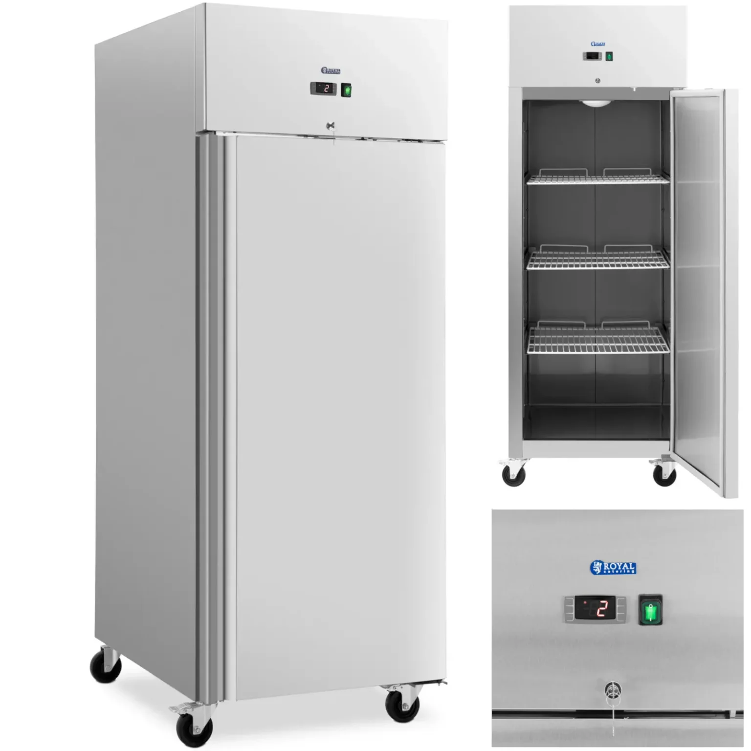 Dulap frigorific comercial pe roți, 2-8 °C, 750 L Dulap frigorific comercial pe roți, 2-8 °C, 750 L