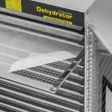 Ipari élelmiszer-, gyógynövény- és gyümölcsszárító, 24 tálca, 40–90 °C, 5850 W 5