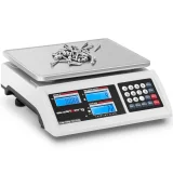 LCD RS232 kiskereskedelmi mérleg 15000 g / 0,2 g 2