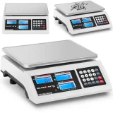 LCD RS232 kiskereskedelmi mérleg 15000 g / 0,2 g