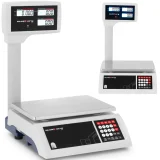 LCD 30 kg / 5 g-os pultra helyezhető ellenőrző mérleg üzletek és raktárak számára