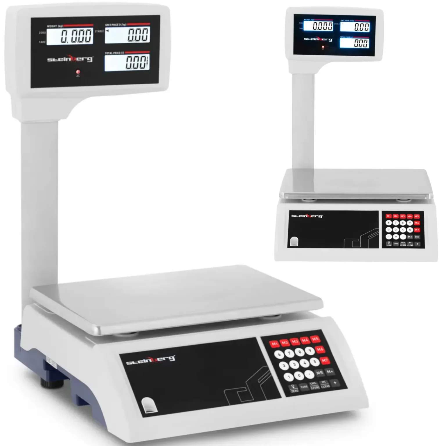 LCD 30 kg / 5 g-os pultra helyezhető ellenőrző mérleg üzletek és raktárak számára LCD 30 kg / 5 g-os pultra helyezhető ellenőrző mérleg üzletek és raktárak számára