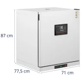 Incubator de laborator cu circulație forțată a aerului, 70 °C, 210 L 8