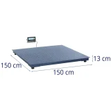 Cântar cu platformă LCD pentru depozit 150 x 150 cm 3000 kg / 1 kg 6