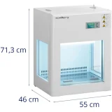 Laboratóriumi lamináris áramlású szekrény steril munkavégzéshez 480 x 340 x 370 mm 110 W 7