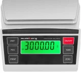 Precíziós LCD ékszerészeti laboratóriumi mérleg 0,2–3000 g / 0,01 g 3