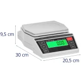 Precíziós LCD ékszerészeti laboratóriumi mérleg 0,2–3000 g / 0,01 g 7