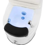 Scaun de pedichiură cu masaj și baie electrică pentru picioare de 105 W - alb 4