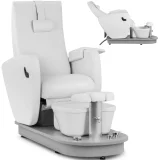Scaun electric de pedichiură HAVANA cu chiuvetă pentru picioare - alb