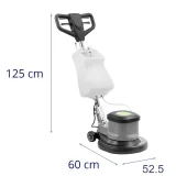 Elektromos padlótisztító 17'' 5 L 175 fordulat/perc 7