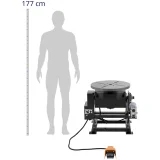 Hegesztő pozicionáló lábfékkal -45-90 fok, akár 500 kg 3