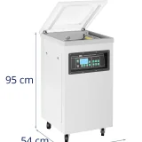 Aparat de vidat cu cameră LCD de 40 cm și 900 W, independent, pentru alimente și produse electronice 7