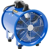 Ipari építőipari ventilátor 10 m-es tömlővel, 2700 m³/h, 280 mm átmérőjű 2