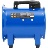 Ipari építőipari ventilátor 10 m-es tömlővel, 2700 m³/h, 280 mm átmérőjű 5