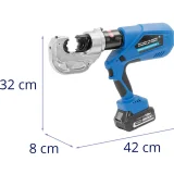 Akkumulátoros kábelprés 16–400 mm² 120 kN 7