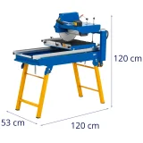 Vízhűtéses kőfűrész 350 mm-es gyémántkoronggal, 2500 W 6