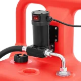 Hordozható üzemanyagtartály elektromos szivattyúval és fúvókával, kerekeken, 37 l/perc, 120 l 3