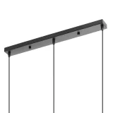 Modern, 3 lámpás E27 mennyezeti lámpa – üveggömbök 3