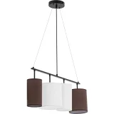 Modern, 4 lámpás E14 mennyezeti lámpa – fehér és barna