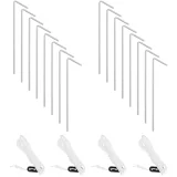 Gard de protecție pentru găini și alte păsări, 1,25 x 15 m 7