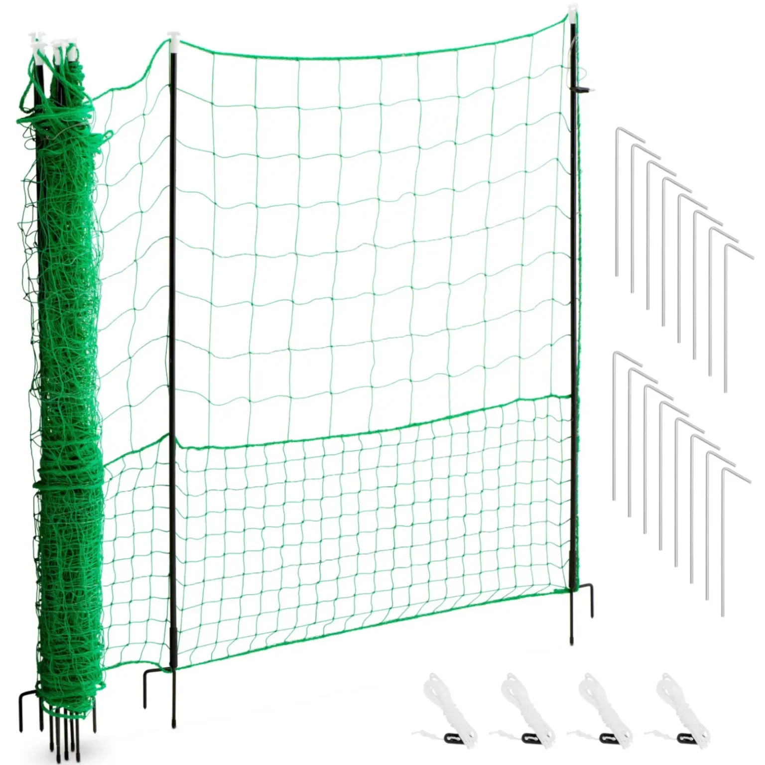 Gard de protecție pentru găini și alte păsări, 1,25 x 15 m Gard de protecție pentru găini și alte păsări, 1,25 x 15 m
