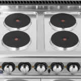 Elektromos tűzhely sütővel, 4 főzőlappal, 400 V, 13,9 kW 5