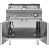 Električni bain-marie s ormarićem i slavinom, 2x GN 1/2, 2x GN 1/3, 6000 W 2