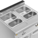 Električni bain-marie s ormarićem i slavinom, 2x GN 1/2, 2x GN 1/3, 6000 W 4