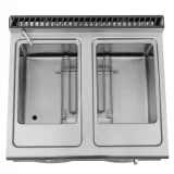 Električni bain-marie s ormarićem i slavinom, 2x GN 1/2, 2x GN 1/3, 6000 W 5
