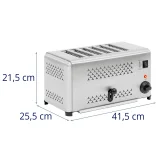 6 szeletes, 2500 W-os szendvicssütő 6