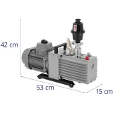 Laboratóriumi vákuumszivattyú 4 l/s 0,06 Pa 550 W 5