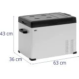 12/24 V 100–240 V -20 °C és 20 °C között 40 l-es hordozható autóhűtő-fagyasztó 4