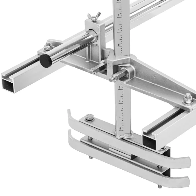 Hordozható fűrészvezető láncfűrészekhez, legfeljebb 122 cm / 48'' szélességig, 112 cm