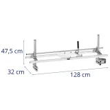 Hordozható fűrészvezető láncfűrészekhez, legfeljebb 122 cm / 48'' szélességig, 112 cm 5