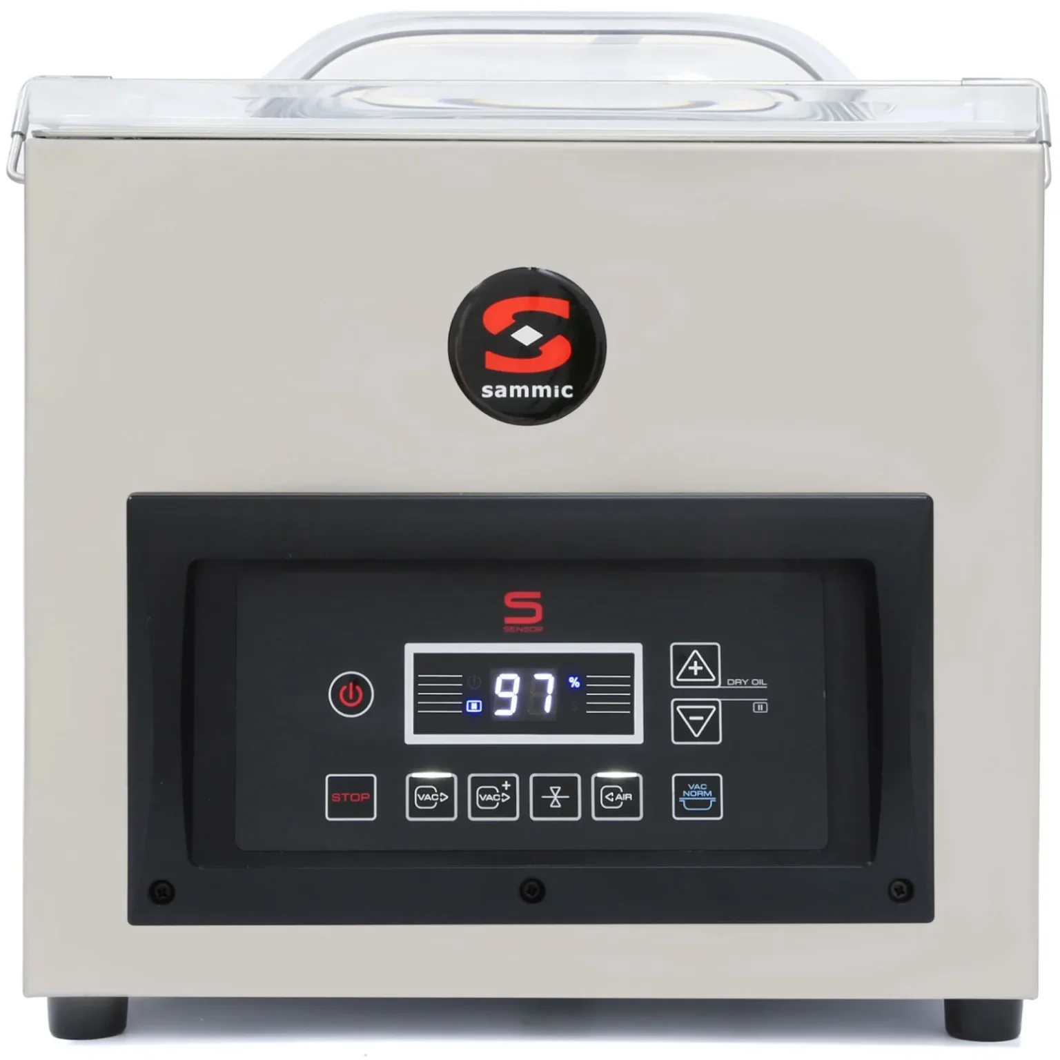 SE-310 370 W 320 mm aparat de vidat și ambalat cu cameră pentru alimente - Sammic 1140628 SE-310 370 W 320 mm aparat de vidat și ambalat cu cameră pentru alimente - Sammic 1140628