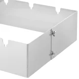 Téglalap alakú Churrasco barbecue nyárs 530x350x117 mm 4