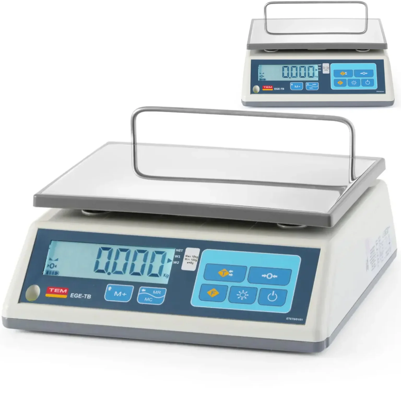 M EGE 15 kg 230x300 mm tanúsított üzleti mérleg