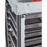 Camshelving 9x GN 1/1 konténer szállító kocsi 4