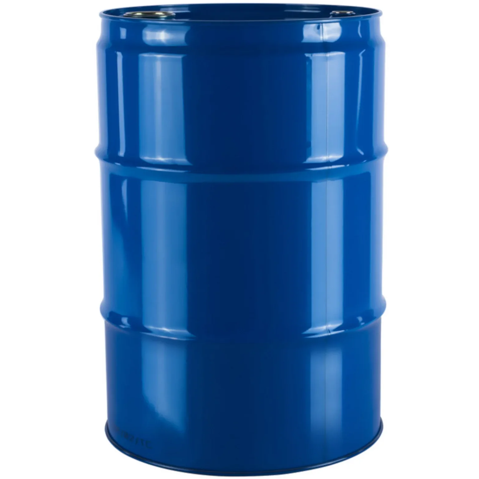 TH 216,5 l-es kék acél henger 3/4''-es és 2''-es dugókkal