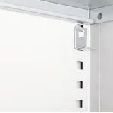 Hegesztett műhelyszekrény csavaros tartályokkal, méretek: 75x30x165 cm, 72 db-os készlet. 5