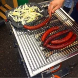 RASCAL 10 kW-os, 3 égőfejű, rácsos, ipari gázgrill 6