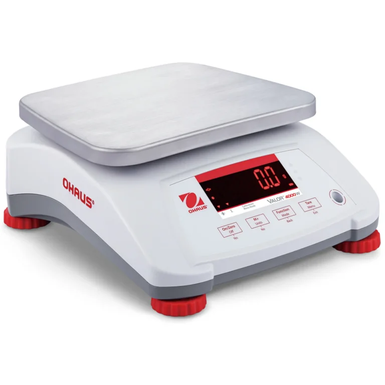 VALOR 4000 mérleg hitelesítéssel, konyha/vendéglátás, vízálló IP68, LED, 6 kg / 2 g - OHAUS V41PWE6T-M