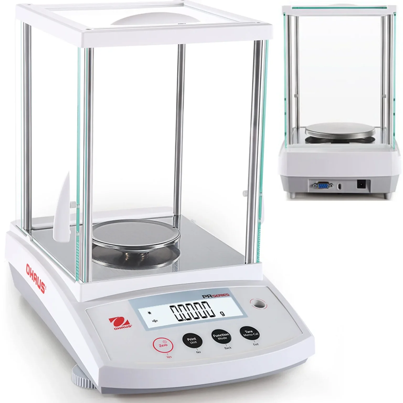 Professzionális, M-hitelesített analitikai laboratóriumi mérleg LCD kijelzővel, 220 g / 0,1 mg - OHAUS PR224M Professzionális, M-hitelesített analitikai laboratóriumi mérleg LCD kijelzővel, 220 g / 0,1 mg - OHAUS PR224M