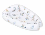 Baby nest double-sided Premium Cocoon for infants MY SWEET BABY- Blue Sky Bears 2