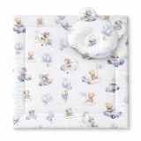 Duvet with pillow Teddy - 2pcs set - Blue Sky Bears