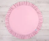 Set: Hanging baldachin for children's room cotton + Floor play mat - pink 4
