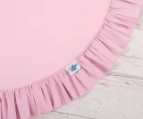 Set: Hanging baldachin for children's room cotton + Floor play mat - pink 5